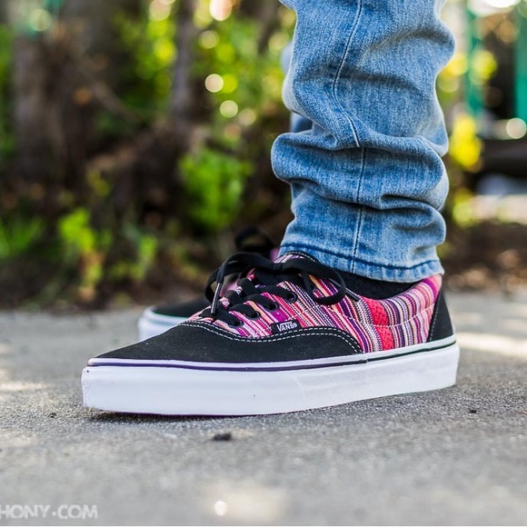 Vans Mens Era Guate Weave In Black/Multi - Picture 4 of 4